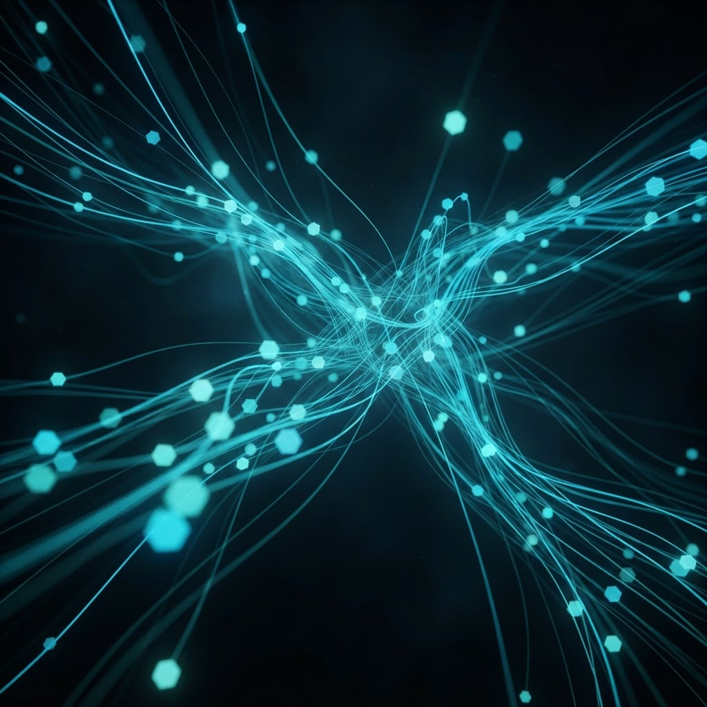 Abstract representation of intelligent data flows